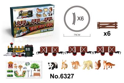 Lights, train sounds, animal track trains - OBL805435