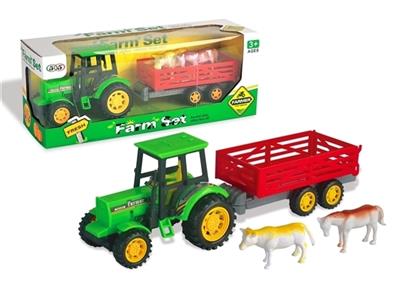 惯性围栏斗农夫车载黄牛+马 - OBL805525