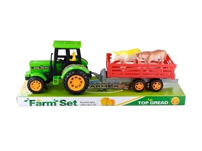 惯性围栏斗农夫车载黄牛+马 - OBL805547