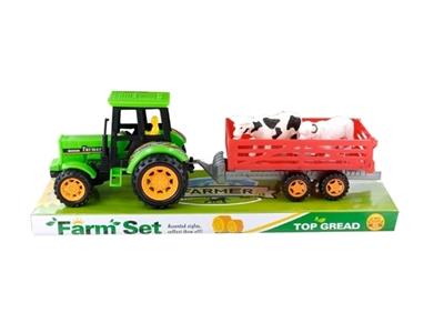 惯性围栏斗农夫车载奶牛+绵羊 - OBL805549