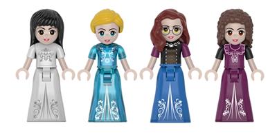 益智积木公主人仔四款混装（14PCS) - OBL805738