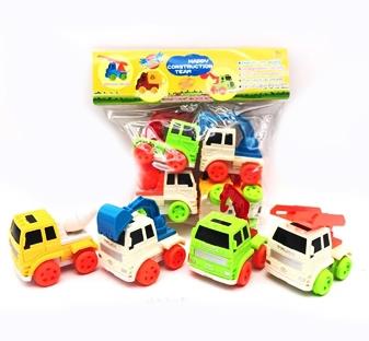 四只1卡袋惯性工程车 - OBL805873