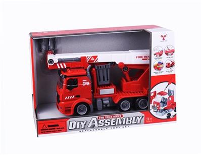 Reassemble blocks of inertia 1:12 DIY can fire truck (4 key light) - OBL806100