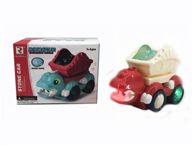 Soil car electric universal light music spray dinosaurs - OBL806111