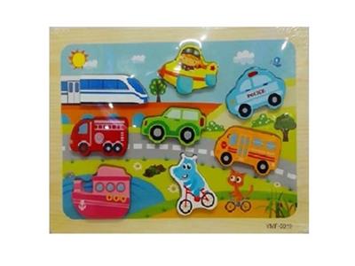 Wooden traffic puzzle - OBL806249