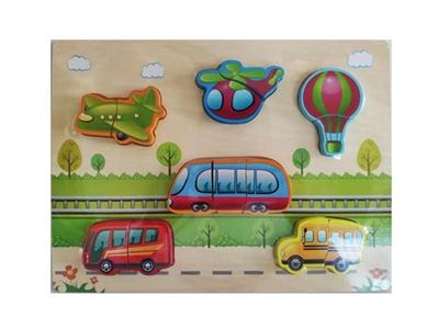 Wooden traffic puzzle - OBL806278