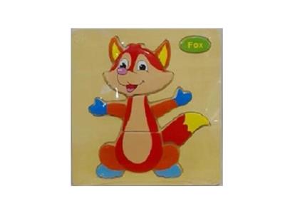 Wooden animal puzzle - OBL806332