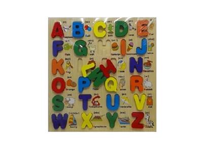 Wooden letter puzzles - OBL806401