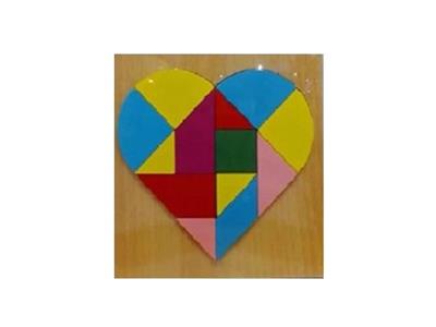 Wooden geometric puzzles - OBL806449