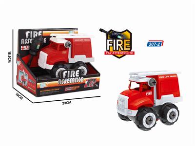 Disassembling fire rescue vehicle - OBL806836