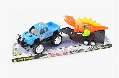 惯性越野皮卡托拉线恐龙带铃声 红蓝黄混装 - OBL806845