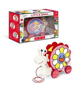 宝宝学步积木拖拉乐-蜗牛 - OBL806854