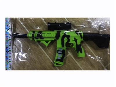 迷彩军绿鲨鱼嘴M416电动声光枪 - OBL806889