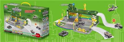 Military scenario alloy car - OBL807282