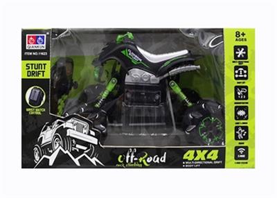 1/16 special beach motorcycle low light music demo automatically with USB remote control and watch - OBL807852