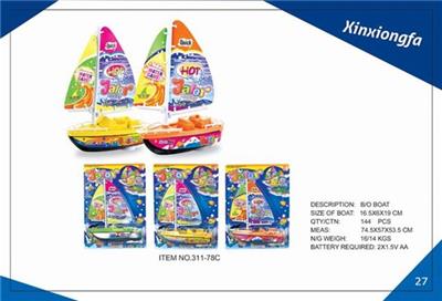 Cartoon electric sailing - OBL808205