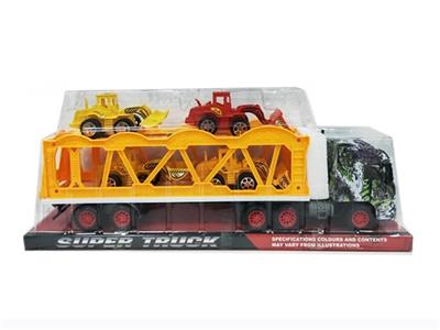 惯性涂鸦拖头带4只大叉车 - OBL808314