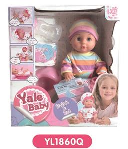 30 cm doll with the function of water pee toilet series - OBL808670