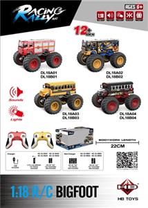 Bigfoot car 1:18 super matches - the lights - OBL809166