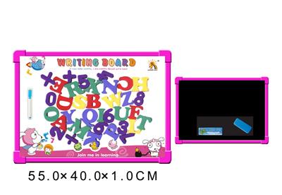 English whiteboard with 41 english letters (double sided) - OBL809199