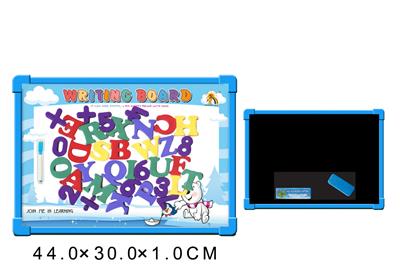 English whiteboard with 41 english letters (double sided) - OBL809200