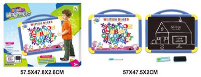 English whiteboard with 41 letters and numbers (double sided) - OBL809207