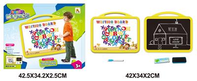 English whiteboard with 41 letters and numbers (double sided) - OBL809209