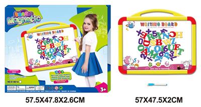 English whiteboard with 41 letters and numbers - OBL809211
