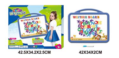 English whiteboard with 41 letters and numbers - OBL809213