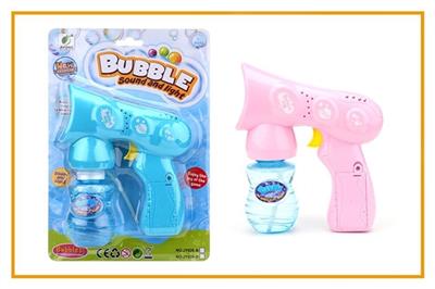 Real ribbon music lights single bottle water space bubble gun - OBL809217