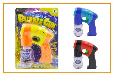 Real ribbon music lights double color matching single bottle of water on the new space bubble gun - OBL809221