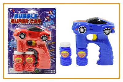 Solid color car with blue light music two bottles of water bubble gun - OBL809223