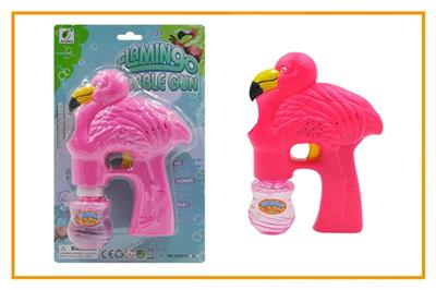 Solid color flamingos painting with light music a bottle of water bubble gun - OBL809227