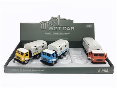 Open square head back in medical truck (display box 6) yellow orange blue mixed with the light music - OBL809336