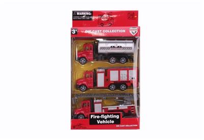 1:6 4 alloy back fire engines - OBL809370