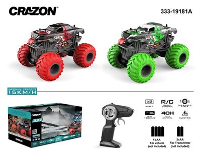 2.4G 1：18大轮越野车 - OBL809604