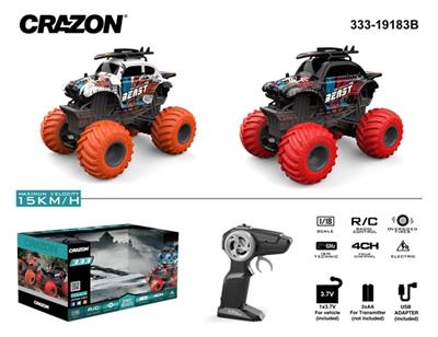 2.4G 1：18大轮越野车 - OBL809607