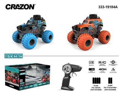 2.4G 1：18大轮越野车 - OBL809610