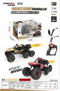 1:16 27频喷雾灯光合金六轮驱动仿真车 - OBL809821
