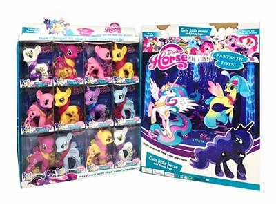 最新版6大主题搪胶中号马宝丽12PC - OBL810830