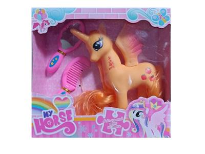 独角飞马马宝丽带梳子 镜子 - OBL810884