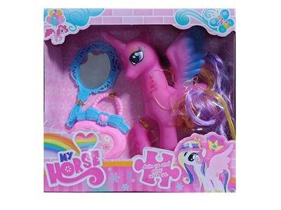 独角飞马马宝丽带手提包 镜子 - OBL810886