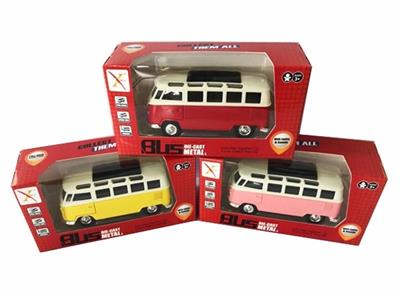 1:32 public bus alloy warrior sports car, open the door, the light with light and sound - OBL811815