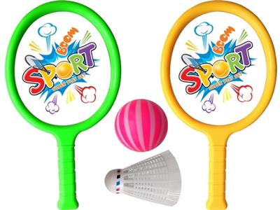 The racket with color ball, badminton - OBL812341