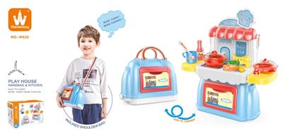 2 in 1 tableware handbag (male) - OBL812421