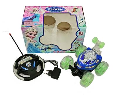 冰雪奇缘 360°翻斗车灯光音乐带方向盘 - OBL812784