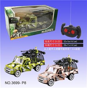 五通遥控皮卡开门战车（声音） - OBL813240