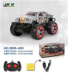 四通遥控越野怪兽车（包电） - OBL813300