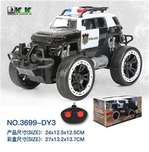 四通遥控酷路泽越野警车 （小） - OBL813303