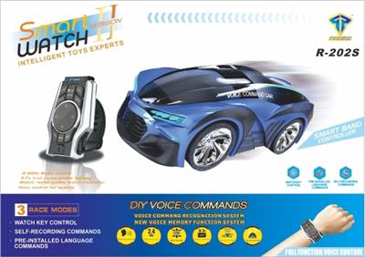 2代新改版（蓝）              智能三模手表声控车 - OBL813337